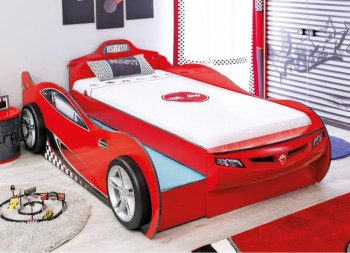 CARBED Кровать-машина Coupe с выдвижной кроватью Red 20.03.1306.00 в Быструхе - bystruha.mebel54.com | фото