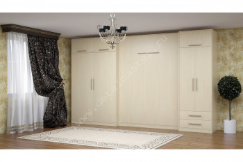 Комплект мебели со шкаф-кроватью трансформер Ратмир в Быструхе - bystruha.mebel54.com | фото