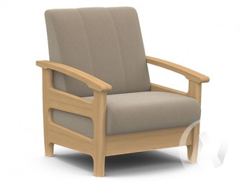 Кресло для отдыха Омега (бук лак/CATANIA LATTE) в Быструхе - bystruha.mebel54.com | фото