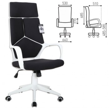 Кресло офисное BRABIX Prime EX-515 (черная ткань) в Быструхе - bystruha.mebel54.com | фото