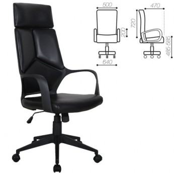 Кресло офисное BRABIX Prime EX-515 (экокожа) в Быструхе - bystruha.mebel54.com | фото
