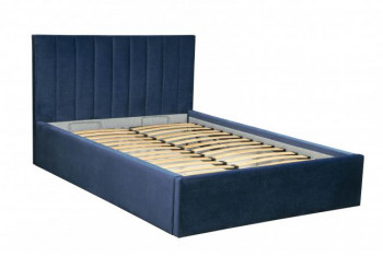 Кровать "Юнона" ш. 1600 (Н=1020мм) (ягуар нэви) в Быструхе - bystruha.mebel54.com | фото