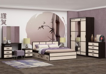 Модульная спальня Сакура в Быструхе - bystruha.mebel54.com | фото