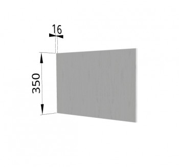 Панель торцевая (для шкафа горизонтального глубокого) ГПГ Ройс (Графит софт) в Быструхе - bystruha.mebel54.com | фото