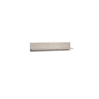 Полка навесная Саманта Дуб харбор белый в Быструхе - bystruha.mebel54.com | фото