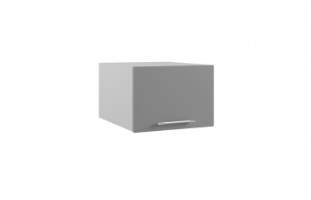 Ройс ГПГ 500 Шкаф верхний горизонтальный глубокий (Графит софт/корпус Серый) в Быструхе - bystruha.mebel54.com | фото