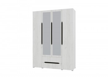 Шкаф 4-х створчатый с ящиками и зеркалами Вега (Прованс) в Быструхе - bystruha.mebel54.com | фото